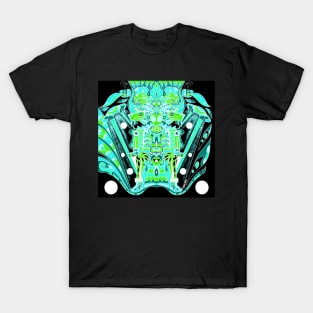 hellfire the mictlan alien ecopop T-Shirt